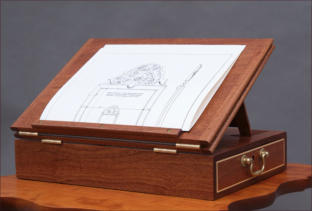custom Thomas Jefferson travel desk