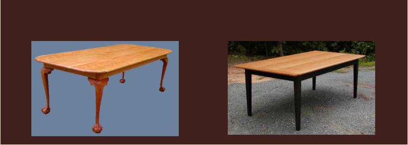 handmade dining tables in virginia