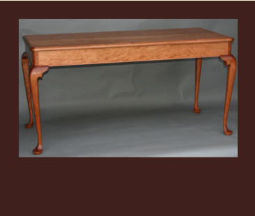 handmade cherry dining table with newport style legs 