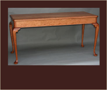 handmade cherry dining table with newport style legs 