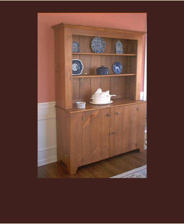 custom country huch in reclamined pine