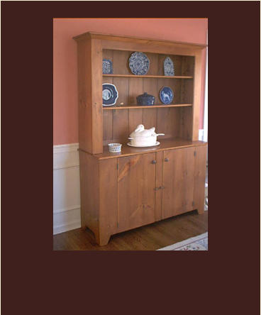 custom country huch in reclamined pine